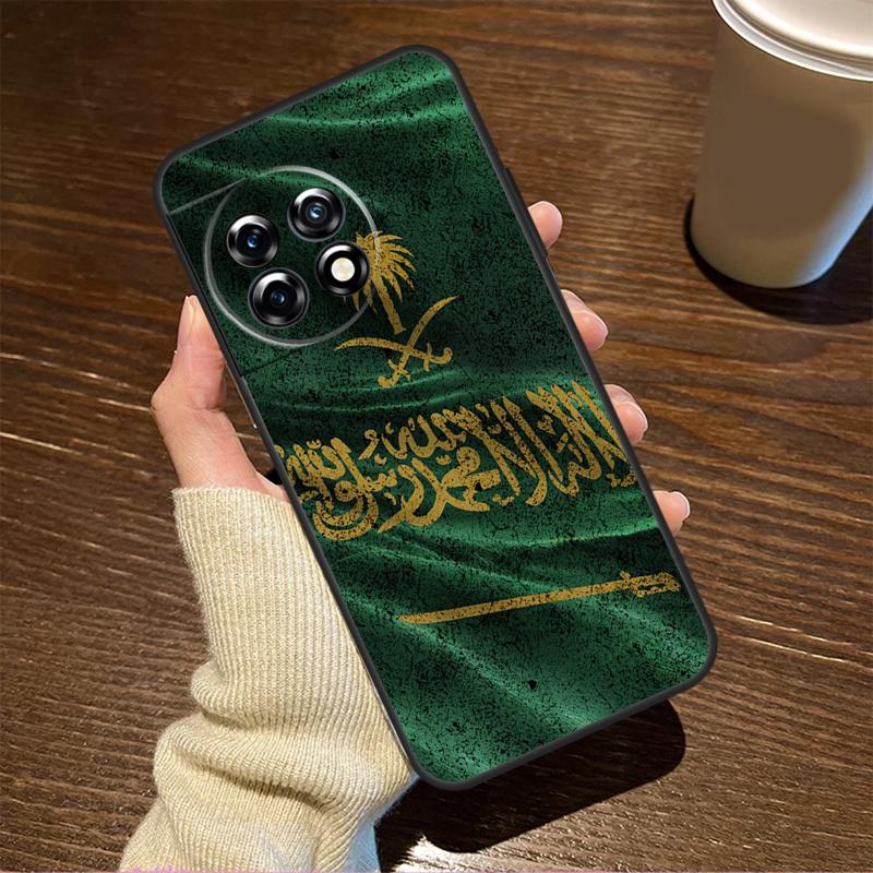 Kingdom of Saudi Arabia Flag Case For OnePlus 15R 13R 12R 10R 8T 10T 13T 15 13 12 11 9 10 Pro Nord CE 5 4 3 2 Lite N20 N30