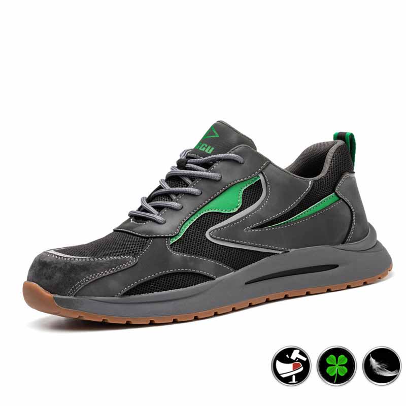 

Oulylan Steel Head Anti-Smash Anti-Stabbing Wear-Resistant Breathable Men S Comfortable Safety Shoes Protective Safety Shoes 41