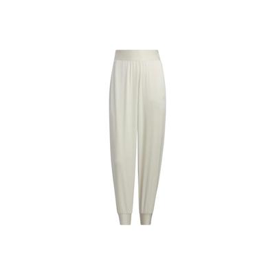 Elastic Cuff Sport Sweatpants Women Bottoms White HR8400