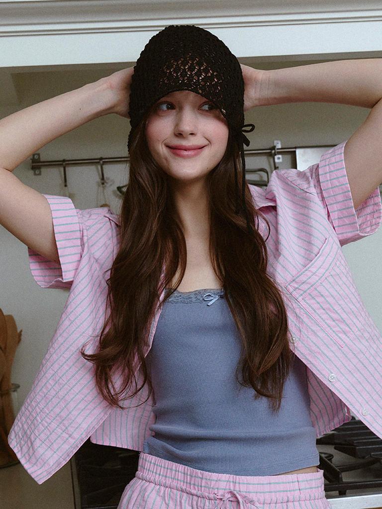 Meleuhen Crochet Beanie Bonnet Hat_3Color