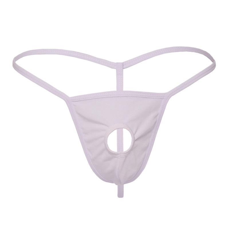 Pánské sexy tanga spodní prádlo s otevřenými zády a vysokou elasticitou