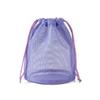 Mesh Large Capacity Drawstring Bag Portable Minimalist Toiletries Cosmetics Travel Carrying Storage Bag 4 Colors