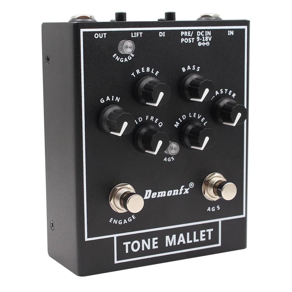 Demonfx TONE TONE HAMMER Clone Bass Box Bass Effects MALLET/Aguilar Preamp/Direct