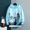 Men's Korean Style Hooded Sweatshirt - Autumn/Winter Loose & Trendy Velvet Casual Top