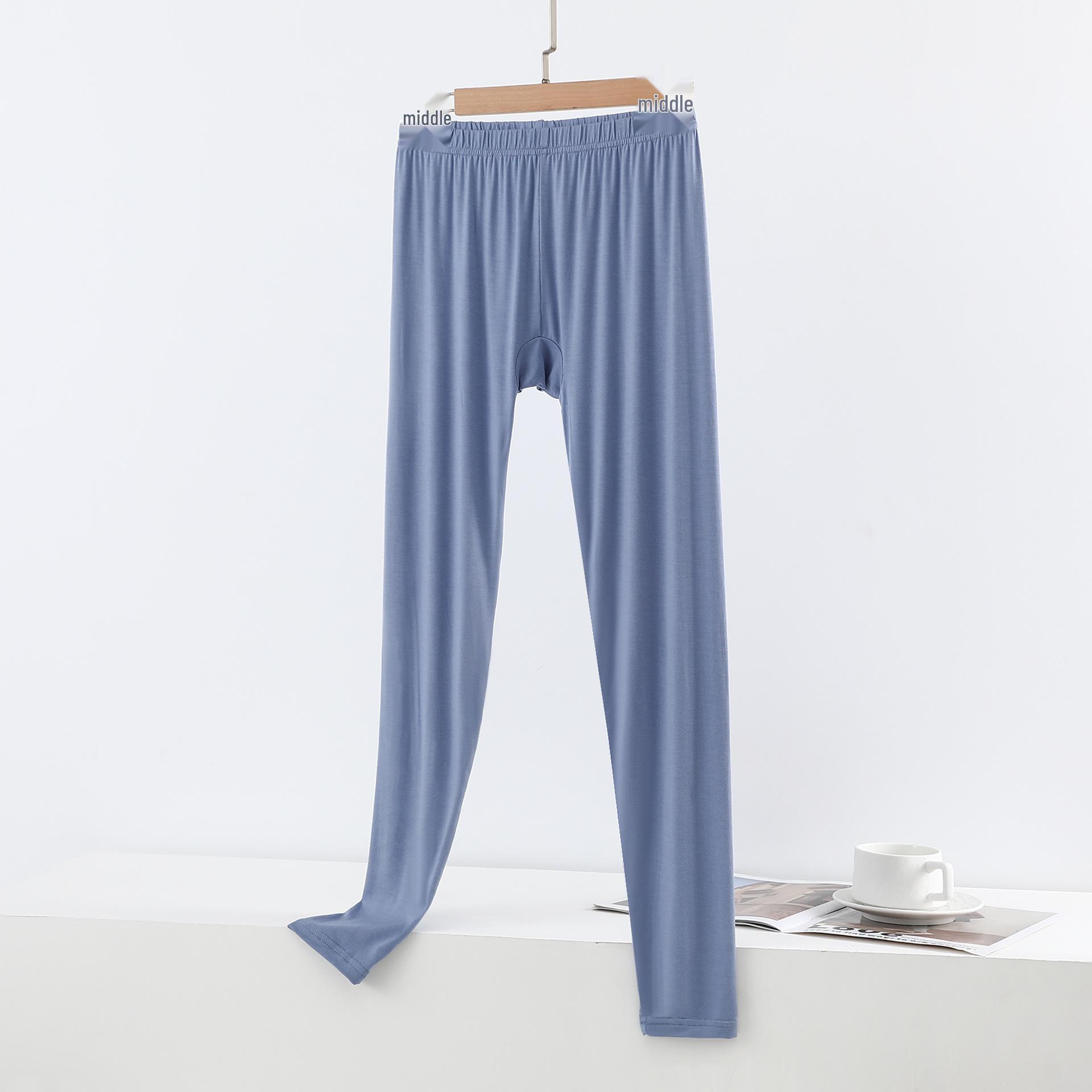

Spring/Autumn Mid-Waist Slimming Base Layer Pants - Elastic, Thin, Casual Long Inner Wear Large