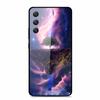 Tempered Glass Cases For Samsung M35 5G Case GalaxyM35 Painted Hard Back Fundas for Samsung Galaxy M35 5G Back Cover Protection