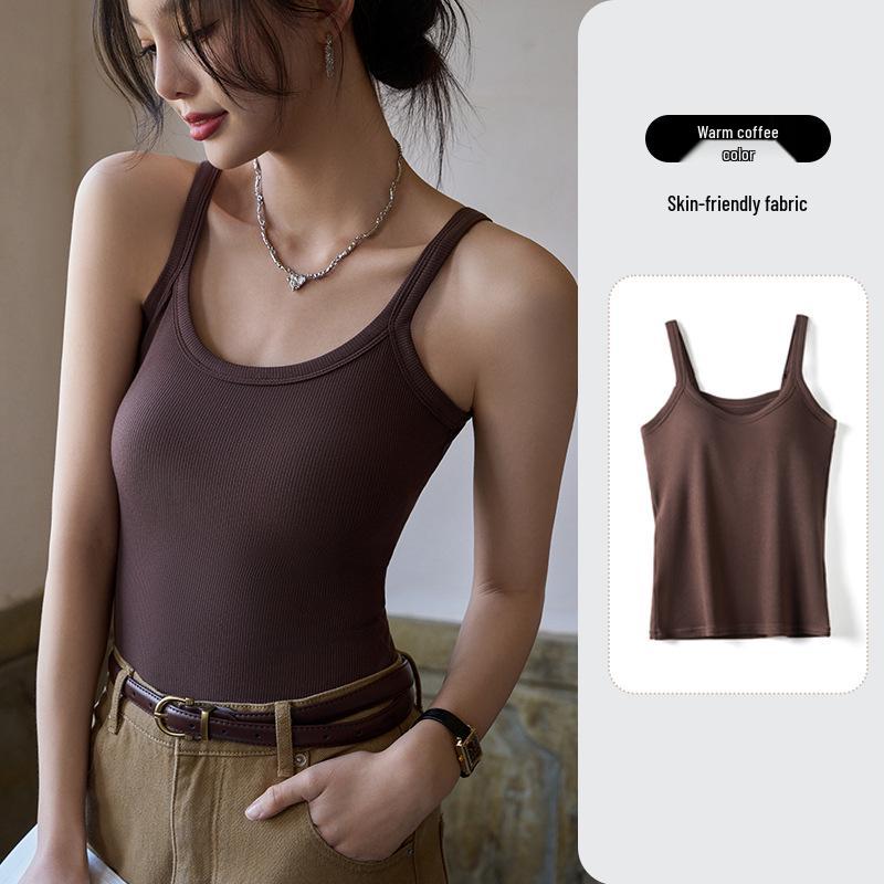 Damen Ärmelloses Anti-Expositions-Camisole-Top - Sommer Ober- und Unterbekleidung Basis, Seitliche Fettabdeckung
