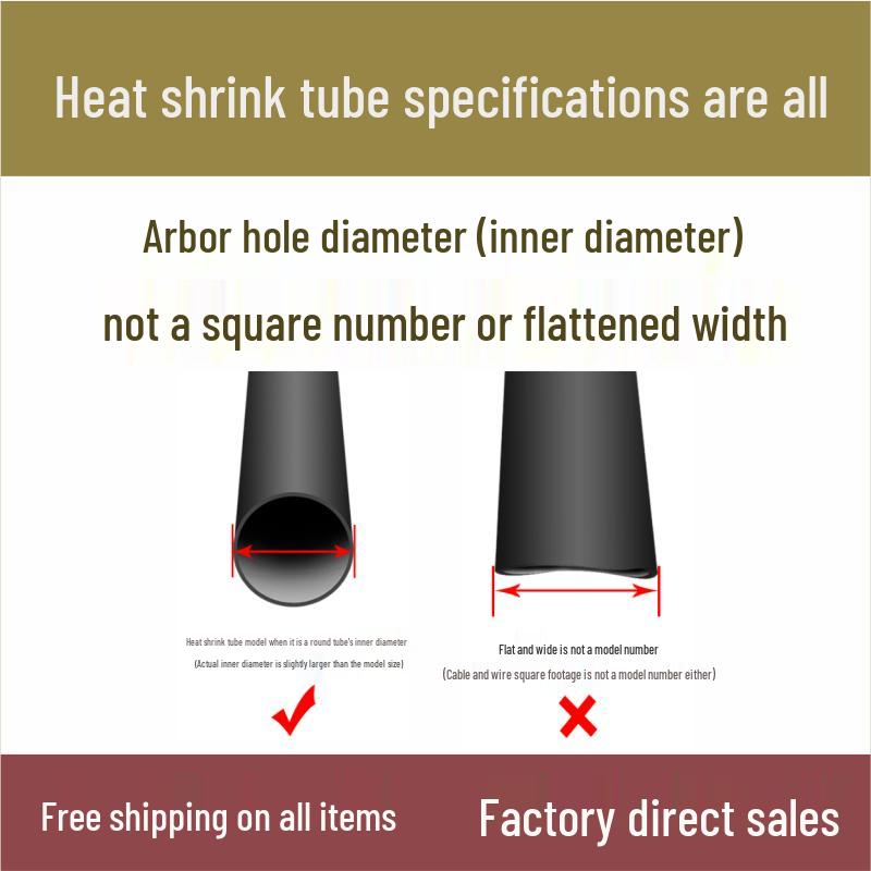 Clear Heat Shrink Tube Insulation Sleeve, Size: 1-100mm