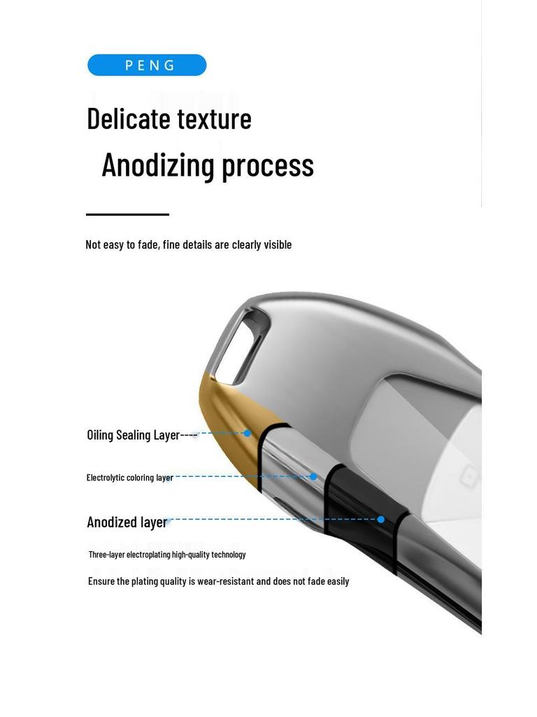 Silicone Key Cover for Xpeng G3i, P5, and P7 (2021 Models)