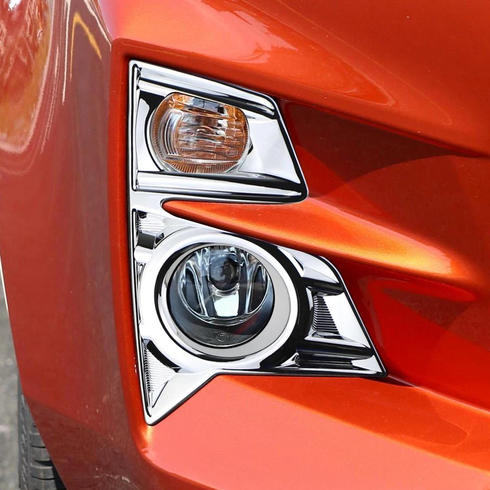 Car Front Fog Light Cover for Isuzu Dmax D-max 2025 2025 2025 Lamp Frame Decoration Sticker 4Pcs ABS Trim Styling Accessories