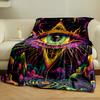 Psychedelic Eye Art Blanket for All Seasons Blanket Lunch Break Throw Gift