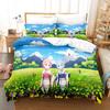 New Re Zero Rem Ram Bedding Set 3d Print Kawaii Cartoon Anime Three-piece Set Adult Kid Bedroom Duvet Cover Sets Home Textiles