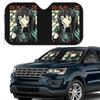 Kimetsu No Yaiba Muichiro Tokito Sunshade Windscreen Car Front Windshield Window Sun Visor Accessories Covers