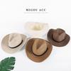 Men's outdoor sunscreen visor travel foldable cowboy hat parent-child beach hat sun hat