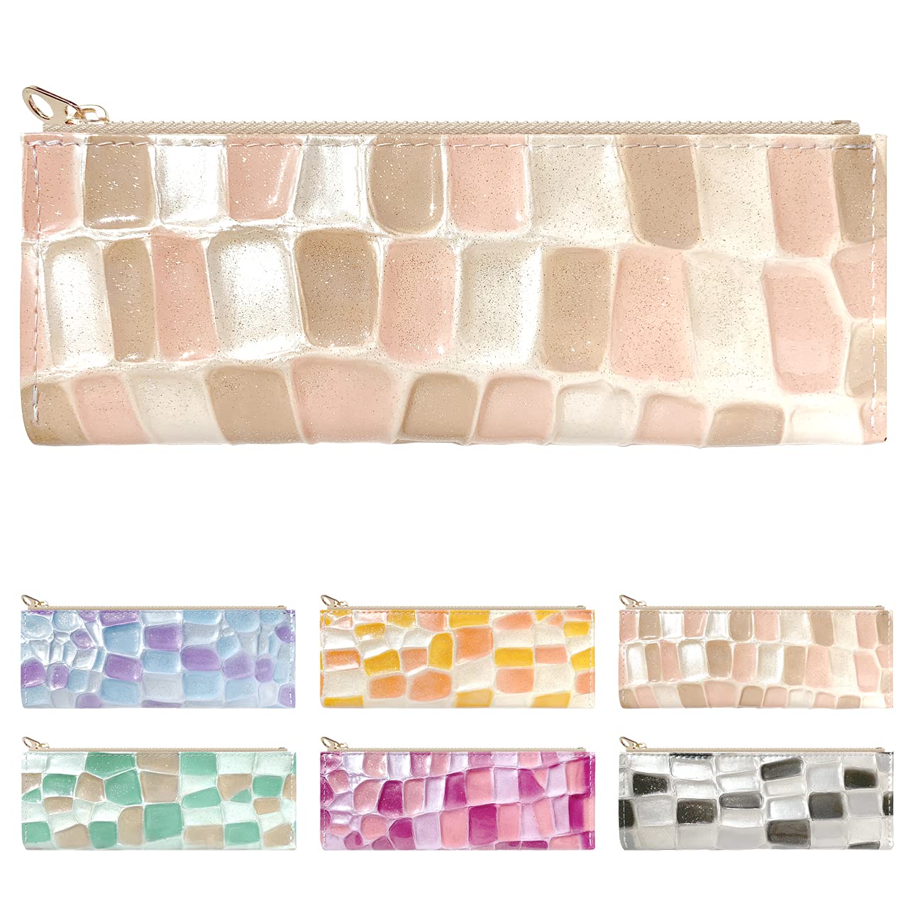 

пенал из натуральной кожи для ручек и дизайн из коровьей кожи для мужчин и дизайн в тонком, компактном, карандаши. Простой, женщины. Розовый витраж. розовый