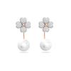 Pendientes de clip Latisha para mujer Plata 5636487