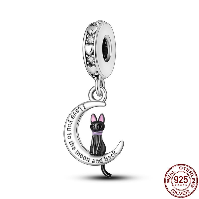 Cute Animals Beads Charms Fit Original 3Mm Bracelet Dog Cat Owl Rabbit Diy Jewelry Making Animals Protection