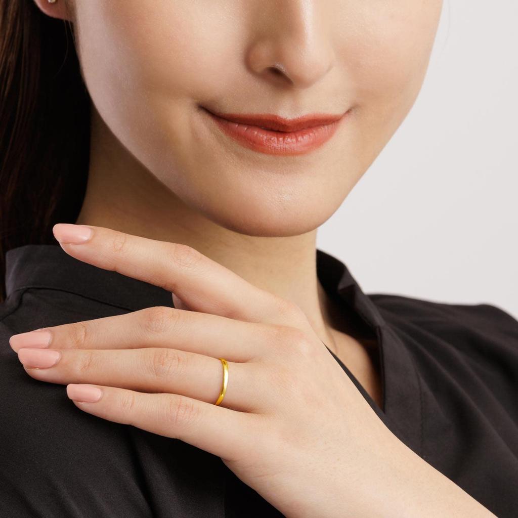 Lala Christie Pierścionek z żółtego złota K18YG PLATYNA Rozmiar KOLEKCJA "Wieczne Małżeństwo", 18, lr-56-0001-yg-18