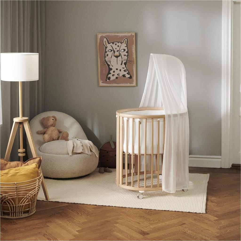 Stokke Sleepy Mini Crib Mesh Breathable and Airy 3D Mesh Cotton Liner, Material, Anti-Slip,