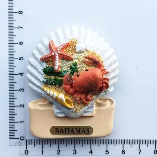 Bahamas Fridge Magnets Tourist Souvenirs Magnets for Refrigerators Creative Folk Dance magnetic sticker Home  Kitchen Decoration