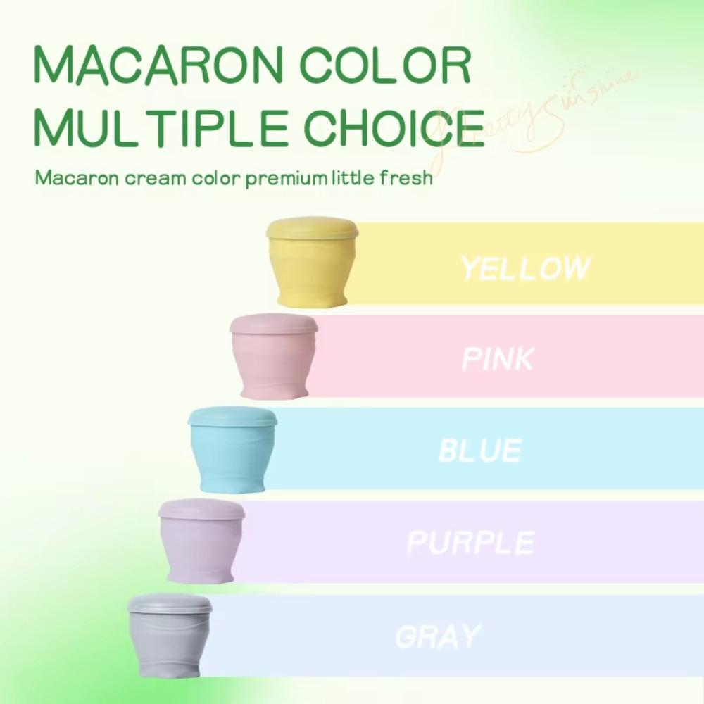 Silicone Folding Cups with Lid Portable Teacup Fashion Collapsible Travel Cups  Coffee Cups