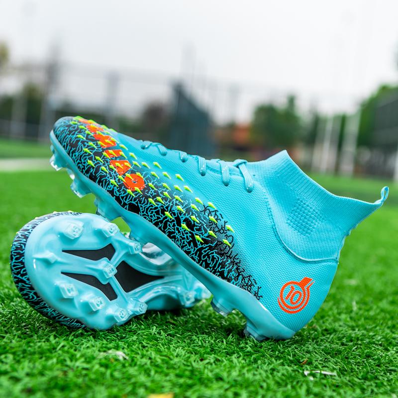 33-46 Fußballschuhe High-Top Outdoor Herren Long Nail Sport Fußballschuhe Große Größe Jugend Sport Fußballschuhe