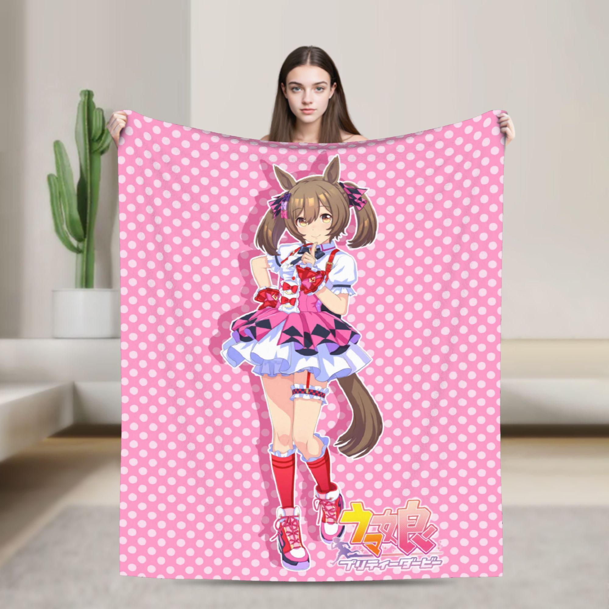Smart Falcon UmaMusume Pretty Derby Blanket Quality Warm Throw Blanket Winter Child Outdoor Aesthetic Bedspread 130cmx150cm