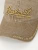 Cross-Border Vintage Do Old Embroidered Alphabet Soft-Top Cowboy Baseball Caps For Men And Women Daily Commute Sunhats