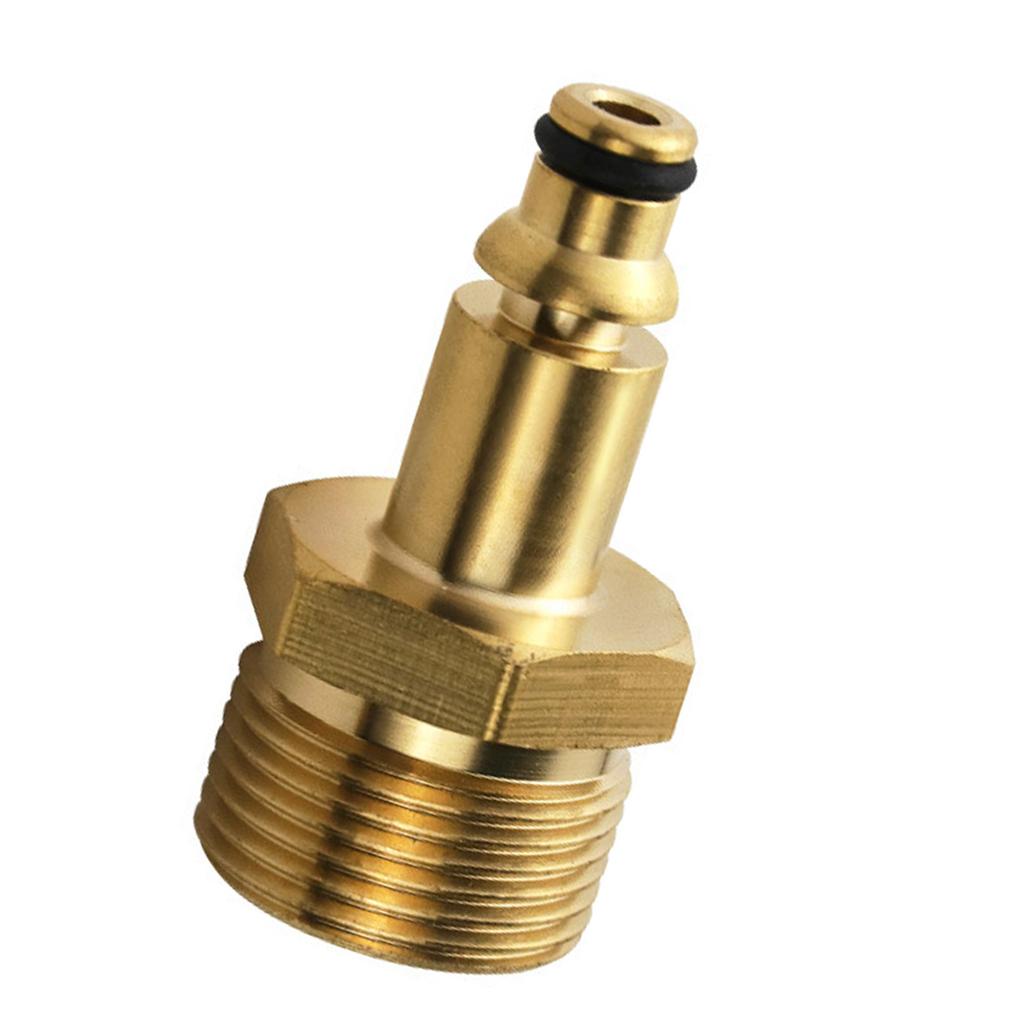 Universal M22 Quick Connect Adapter Brass Fitting For High Pressure Water Guns And Garden Irrigation Systems