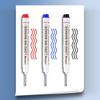 1Pc Long Needle Marker Pen Waterproof Deep Hole Metal Bathroom Woodworking Tile Screw 20Mm Dash Pen Marker Pen