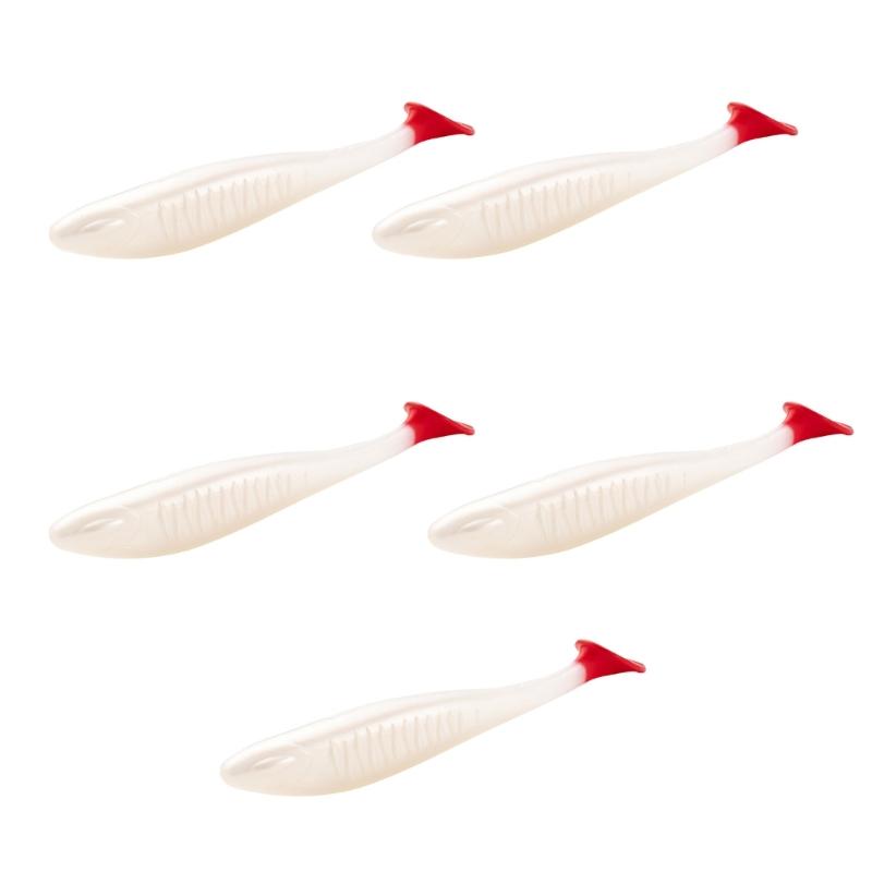 5Pcs 10cm Swim Baits for Saltwater Soft Fishing Lures Paddle Tail Swimbaits Artificial Baits Fishing Lure