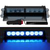 12V Car Flashing Signal Lamp 8LED Multi Mode Strobe Light Windshield Emergency Warning Lights Beacon Red Blue Auto Accessories