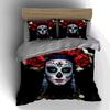 Vivid Floral Skull. Bedding Duvet Cover Sets Duvet Covers Pillowcases Gifts (1 * Duvet Cover 2 * Pillowcases, Without Duvet Insert)