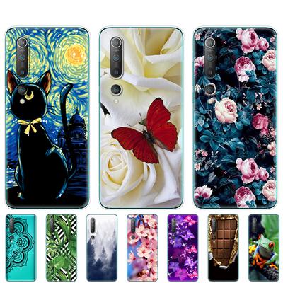 Funda de Silicona Para Xiaomi Mi 10 Funda TPU Suave Trasera Cubierta de Teléfono Para Xiaomi Mi 10 Pro Mi10 Etui 6.67" Protección Completa Coque Bumper