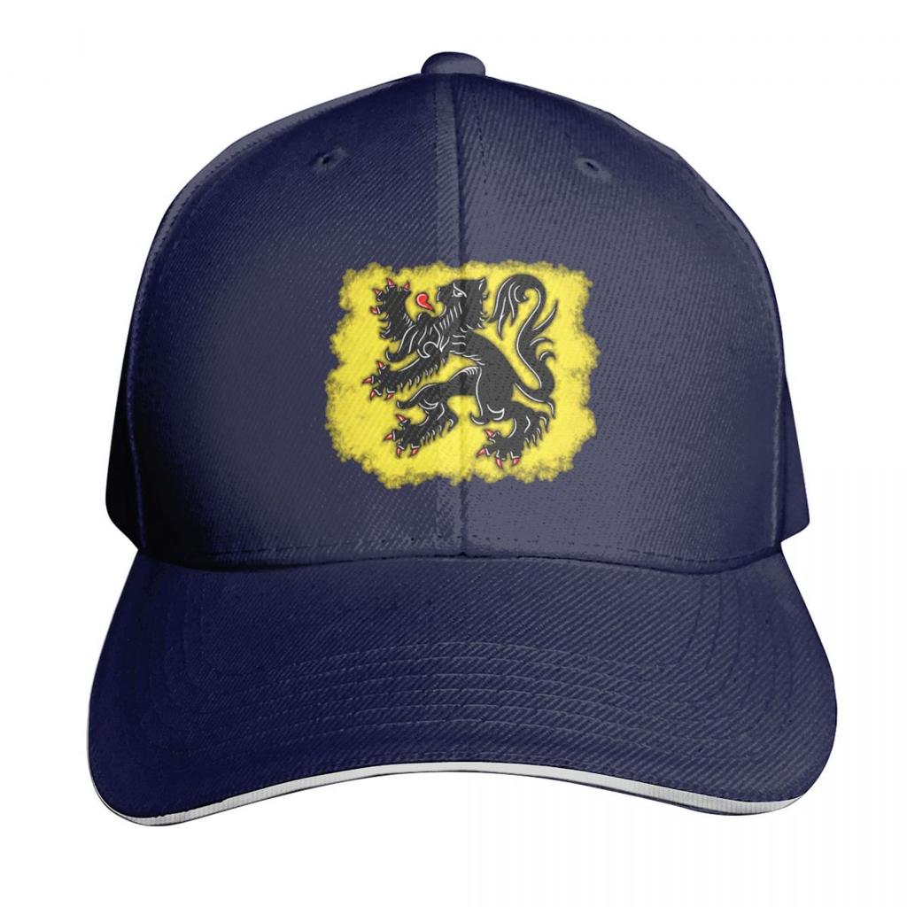 The Black Lion of Flanders Flemish Nationalism Baseball Cap Beach Outing Hat Luxury Brand Hood New In The Hat Women Hats Unisexs