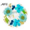 Reusable Car Coaster Coaster, Durable Resin Flower Drink Mirror Polished Unique Natural Coffee Cup Holder, for Interior Accessories Heat Resistant