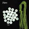 12/25/30Pcs Charm Bag Accessories Color-changing Grape Keychain DIY Hand Woven Material Package Beads Grape DIY Craft Kit