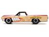 Jada TOYS 1/24 Scale Looney Tunes Chevrolet El Camino 1967 with Tasmanian Devil Figure 35130
