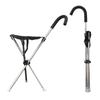 ML Three-legged Walking Stick with Folding Stool