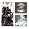 1Set Crystal Ball Ornament Decorative Sphere Delicate Home Office Desktop Fountain Decoration Stylish Art Gift