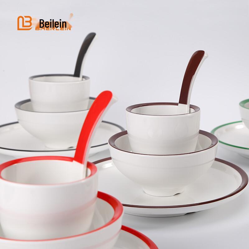 Belian 4-Piece Round Melamine Dinnerware Set