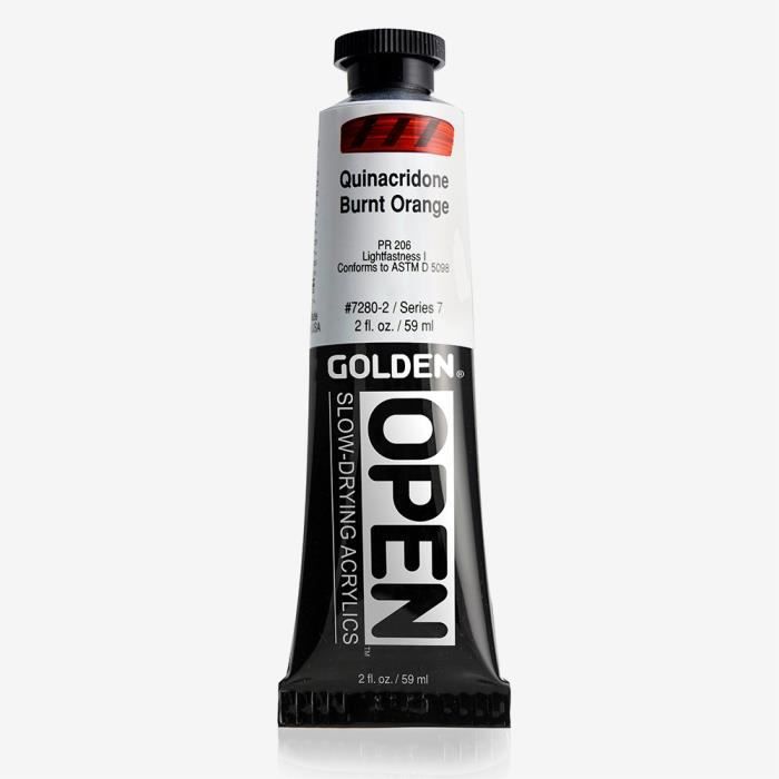 Golden Open 60ml Quinacridone Burnt Orange Vii