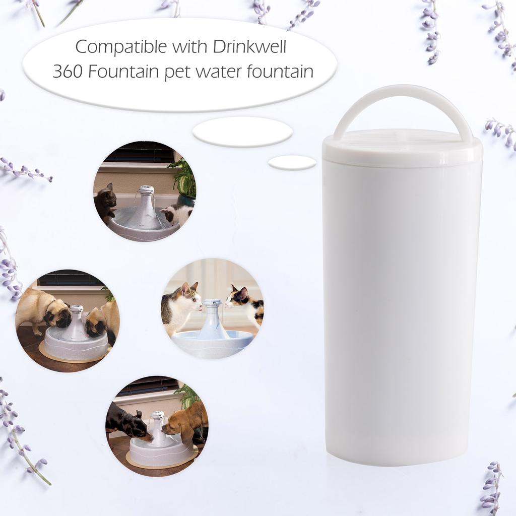 Drinkwell 360 Çeşme Kedi Su Çeşmesi Filtreleri 12 adet Yedek Filtreler ile uyumlu