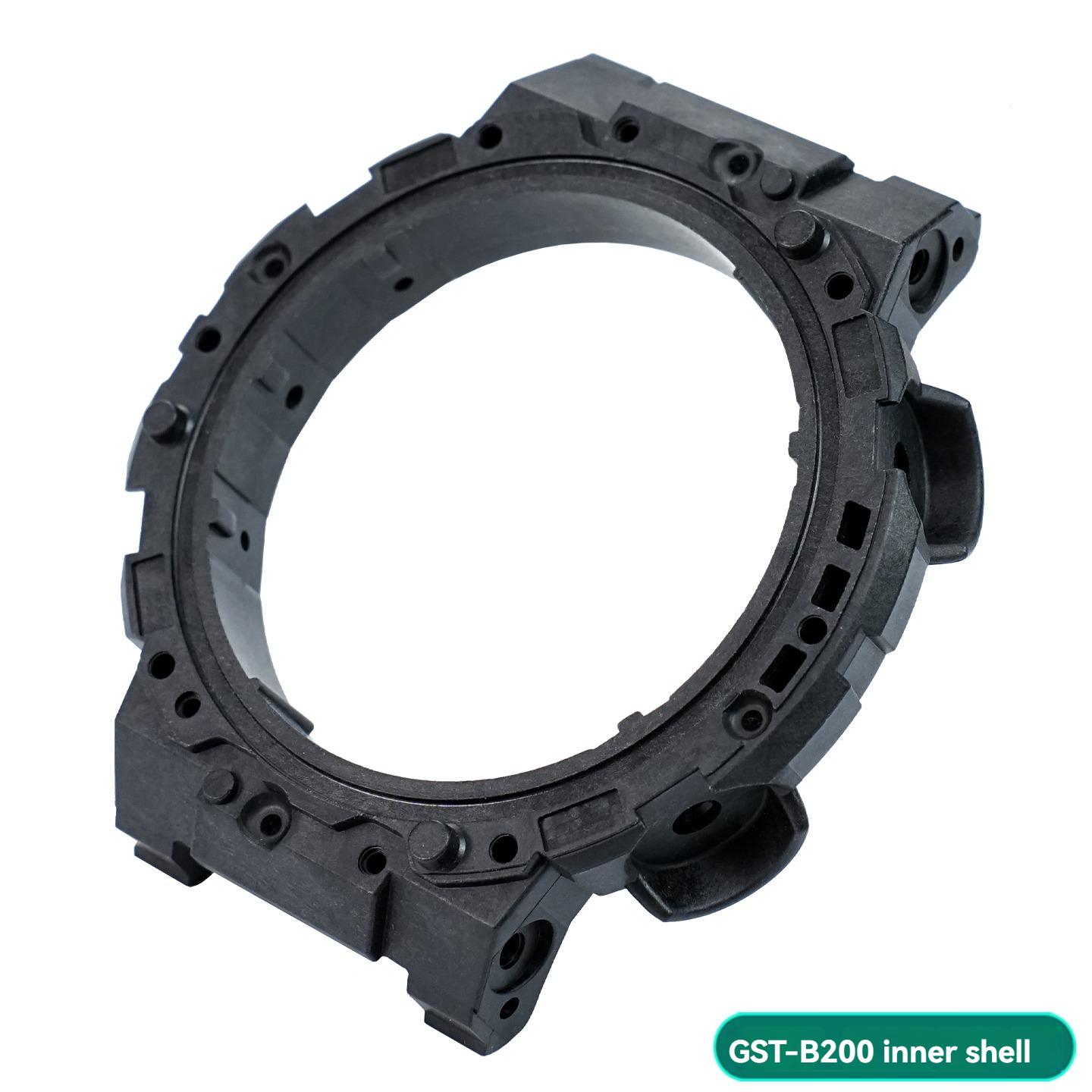 

Для часов Casio G-SHOCK GST-B200 GST B200 Модификация и обновление внутреннего корпуса Аксессуары Замена корпуса Безель Черный