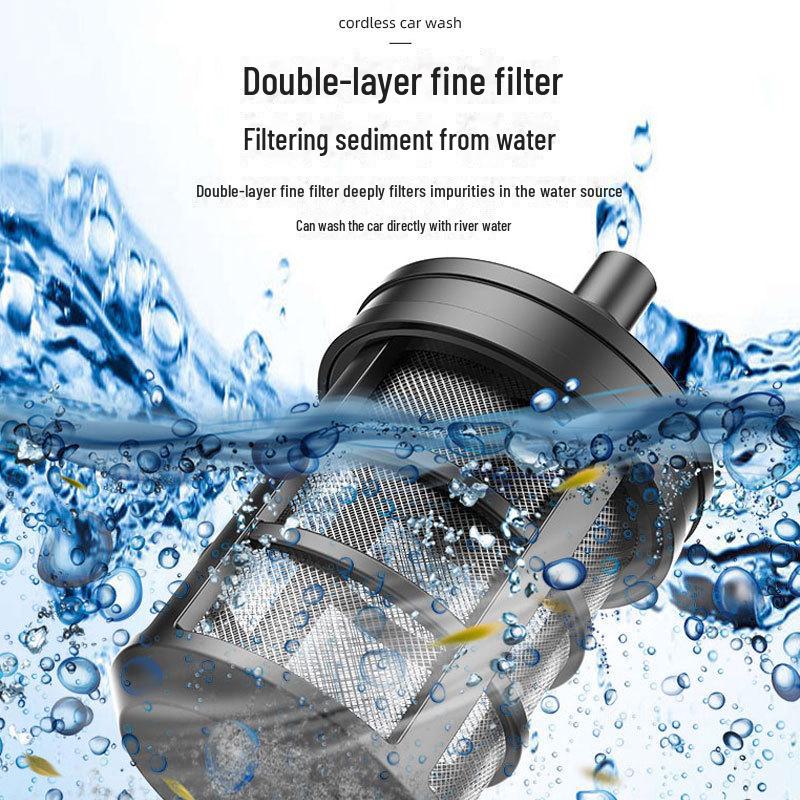 Instrument wireless de spălare auto și irigare grădină cu presiune înaltă și baterie litiu
