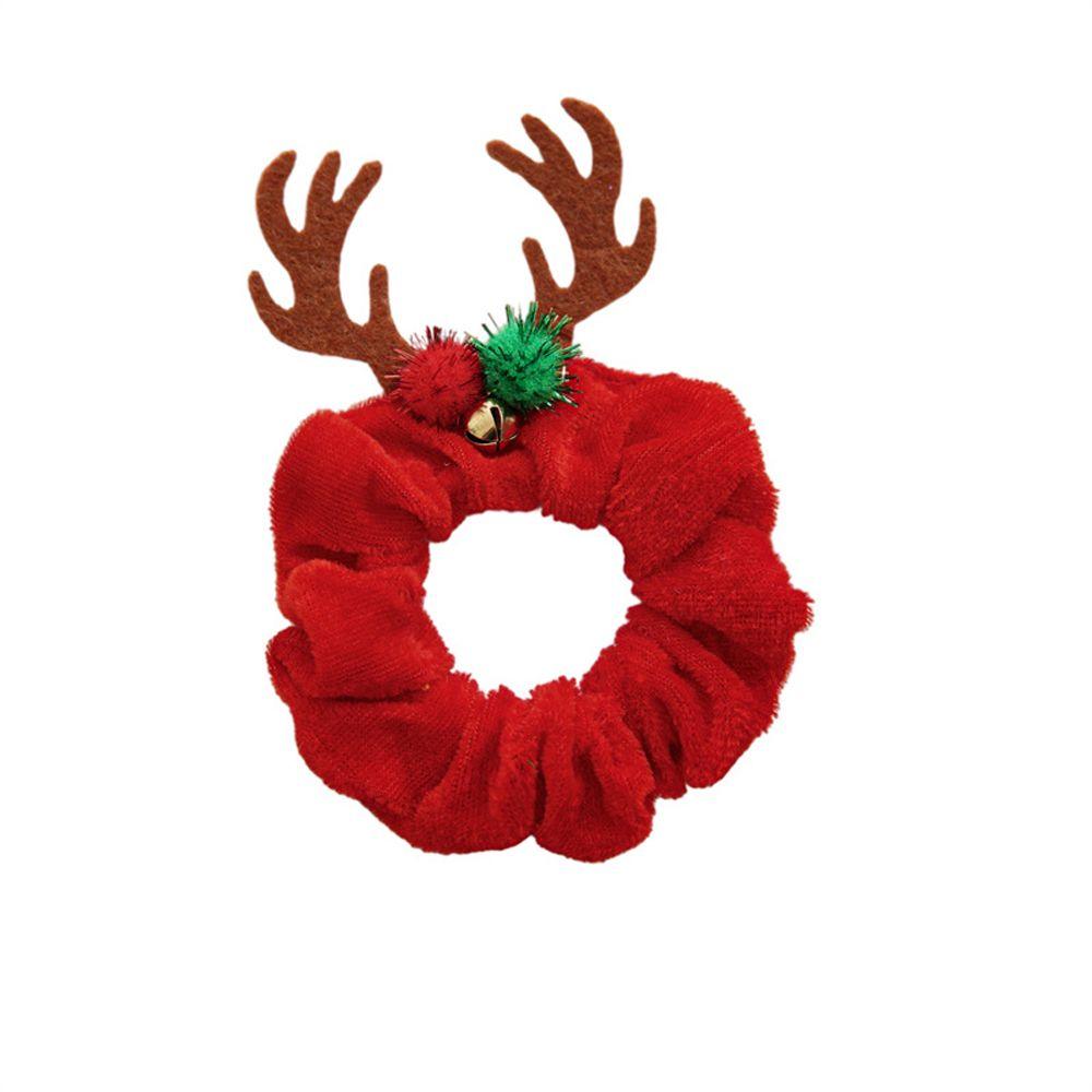 Bat Festival Hair Accessories Flannel Scrunchies Women Hair Rope Elastic Hair Bands Ponytail Holder