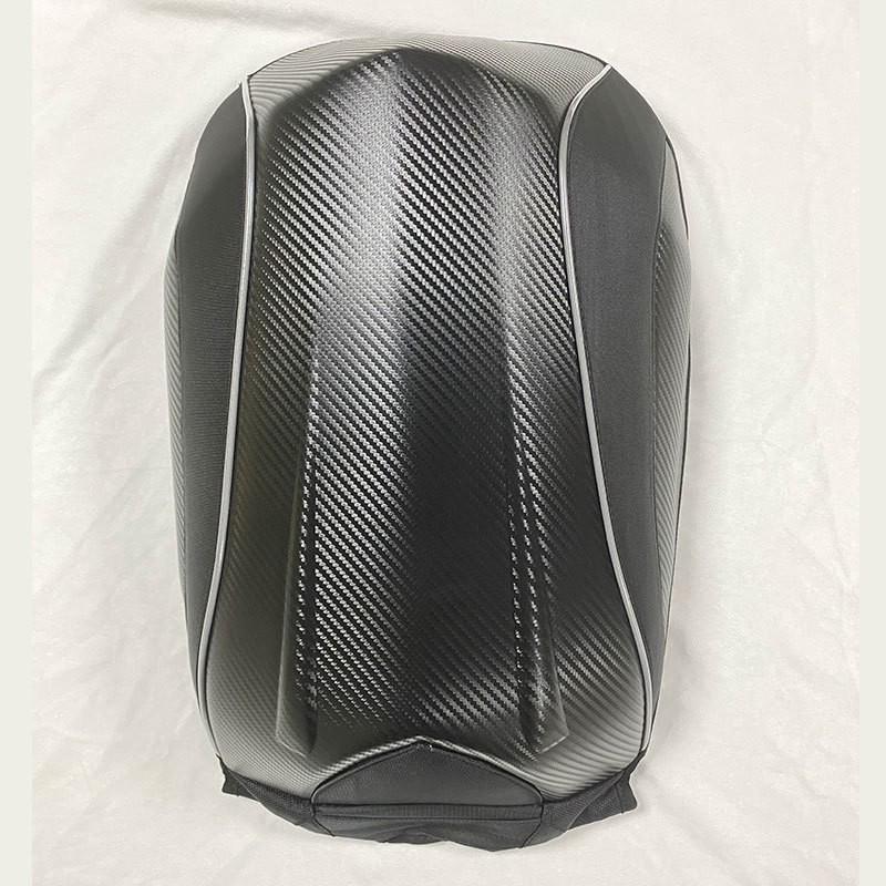 Motorcycle Helmet Backpack, Waterproof Hard Shell Riding Bag, KTM Style