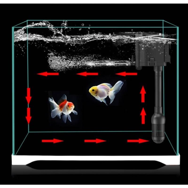 JP Series Aquarium Multifunctional Submersible Pump Fish Tank Oxygenation Pump Small Aquarium Silent Water Pump