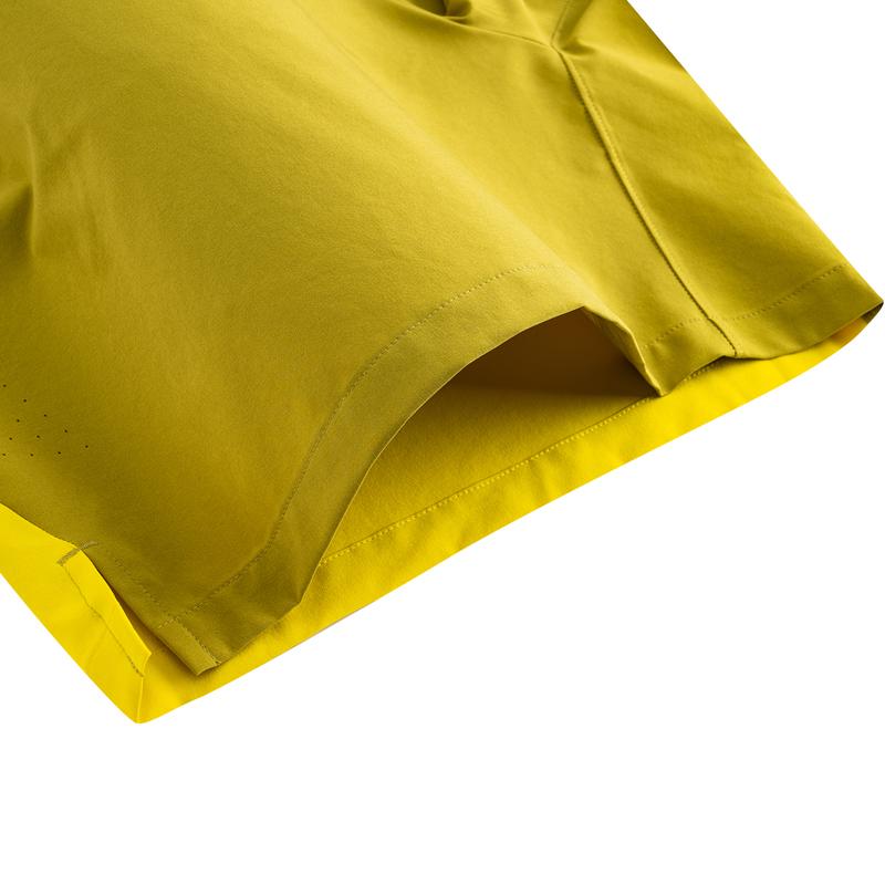 Anta Mens Woven Sports Shorts Summer 2026 Casual Men shorts Green Yellow 952625506-3