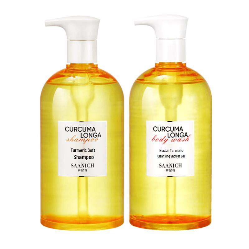 Sannich Turmeric Shampoo & Body Wash 2-Piece Set